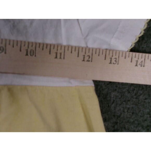 Rich Kids Baby 24M Yellow Short Sleeve Romper Maine Embroidered Made in USA - Picture 3 of 9